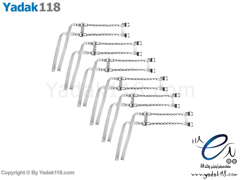 زنجير چرخ كمربندي فلزي سايز 11 ( زنجير دو خطي)