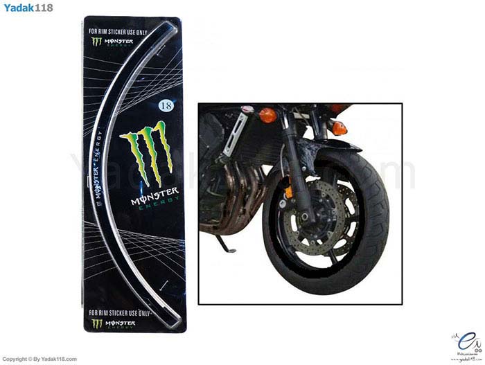 استیکر رینگ (برچسب) مشکی Monster Energy