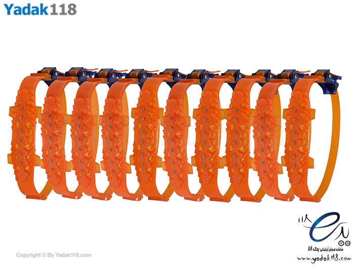 زنجیر چرخ ژله‌ای (نانو پلیمری) 10 کمربندی نارنجی