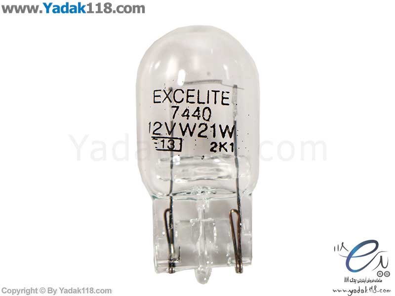 لامپ W21W (آریایی) چراغ 21 وات Excelite (یک کنتاکت) - کره‌ای