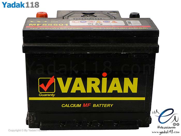 باتری اتمی 55 آمپر واریان (صبا باتری) Varian MF55501 | نصب رایگان در تهران