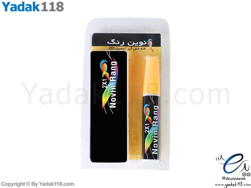 قلم خش گیر خودرو سفید ال 90 کد رنگ OV369 نوین رنگ