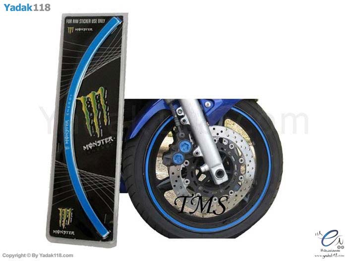 استیکر رینگ (برچسب) آبی Monster Energy