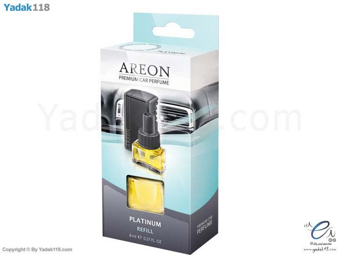 خوشبو کننده آرون‎ ‎شیشه ای ‏Areon premium car perfume  Platinum ‎