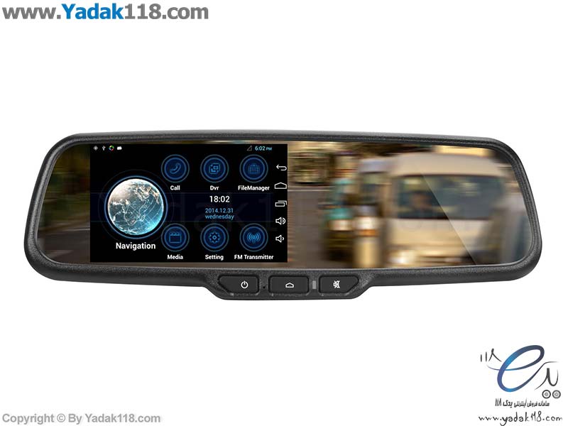 آینه هوشمند خودرو اندروید 5 اینچ  ALFA مناسب برای ساندرو